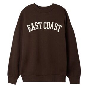 NWOT Oak + Fort Oversized Graphic Sweatshirt